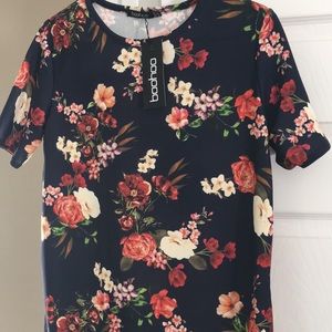 NWT Blue Floral Dress